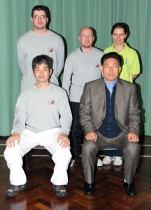 Posing with Grandmaster Tse and Grandmaster Chen